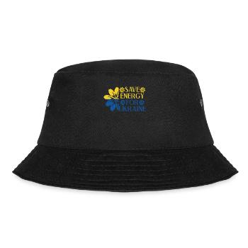 Ukraine Ukrainer Ukrainische Flagge - Bucket Hat - Schwarz - Vorne - Lela (165cm)