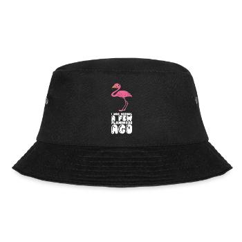 Funny flamingo graphics - Bucket Hat - black - Front - Lela (165cm)