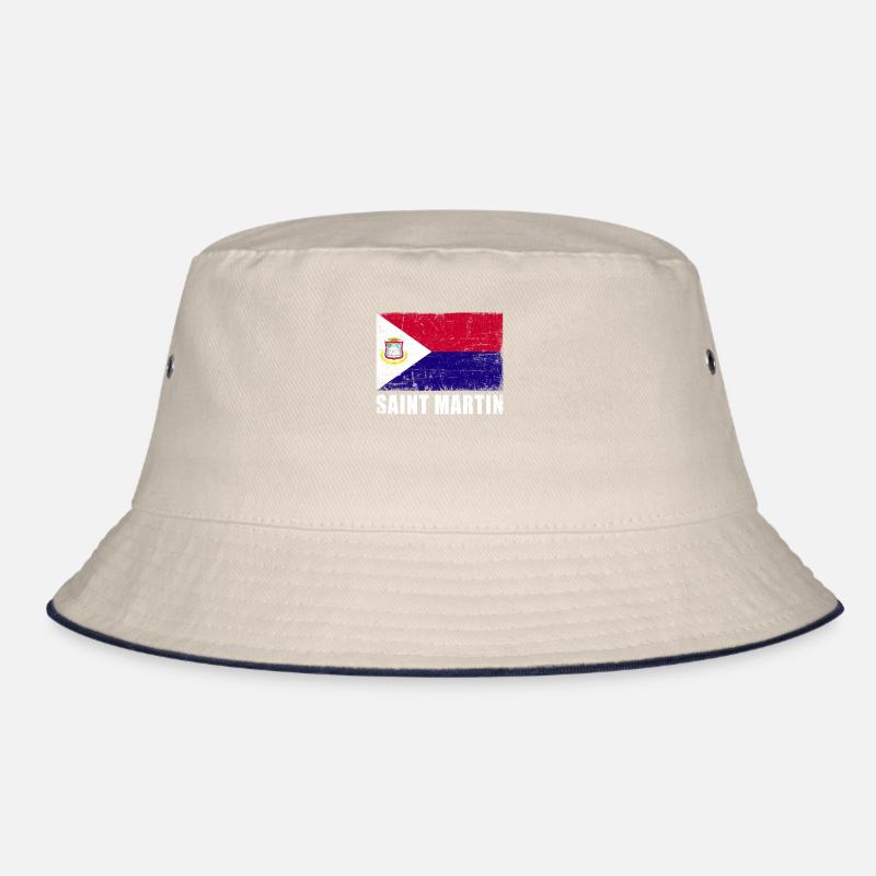 Drapeau de Saint-Martin Grunge Drapeau de Saint-Martin Bob