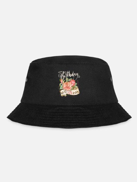 Happy-Birthday, Geburtstag Sister-Schwester - Bucket Hat - Schwarz