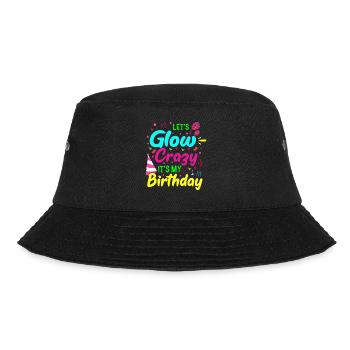 Let's shine crazy, it's my - Bucket Hat - black - Front - Lela (165cm)