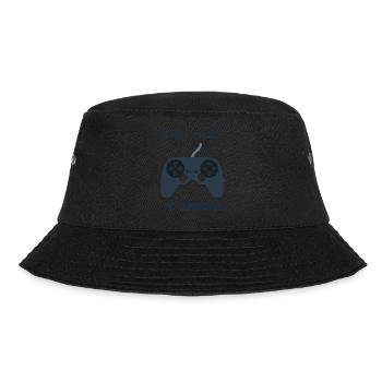 Born To Be A Gamer Cool Designs For Gamer Present - Bucket Hat - black - Front - Lela (165cm)