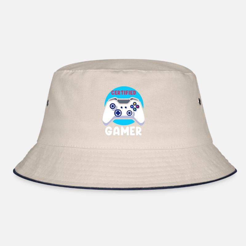 Certified Gamer Cool Epic Controller Designs Bucket Hat
