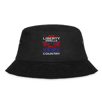US patriotic quotes, patriot, patriots - Bucket Hat - black - Front - Lela (165cm)