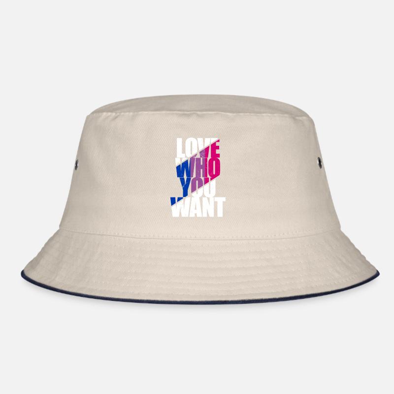 LGBT Regenbogen Gay Pride Homo Lesbisch Schwul Bucket Hat