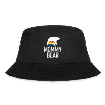 LGBT Rainbow Gay Pride Homo Lesbian Gay - Bucket Hat - black - Front - Lela (165cm)