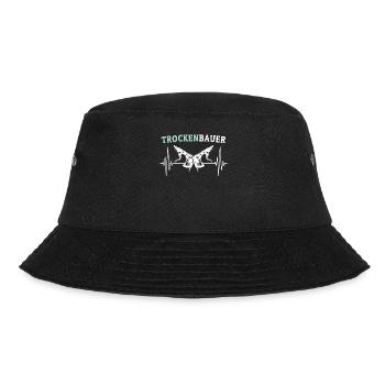 Trockenbauer Trockenbaumonteur Trockenbau - Bucket Hat - Schwarz - Vorne - Lela (165cm)