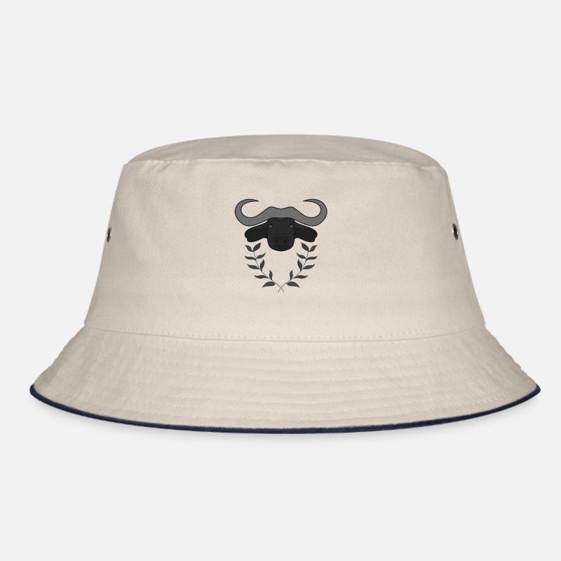 Farmer Beef Animal Head Motif Impression avec Taureau Bob