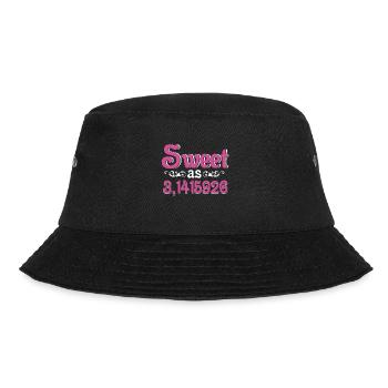 Sweet As Cake 3rd 1415926 Funny Math Science Geek - Bucket Hat - black - Front - Lela (165cm)