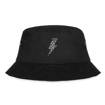 Leopard Lightning bolt, Leopard Print, Leopard Lov - Bucket Hat - Schwarz - Vorne - Lela (165cm)