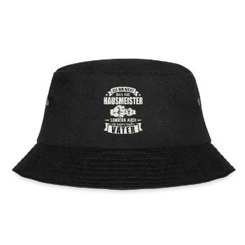Hausmeister - Bucket Hat - Schwarz - Vorne - Lela (165cm)