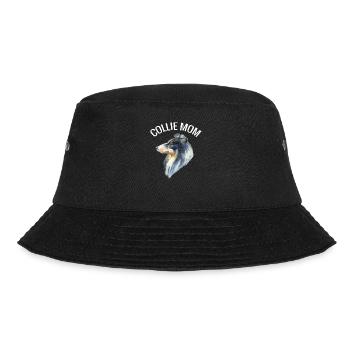 Collie Hund Hundebesitzer Hundeliebhaber Hunde - Bucket Hat - Schwarz - Vorne - Lela (165cm)