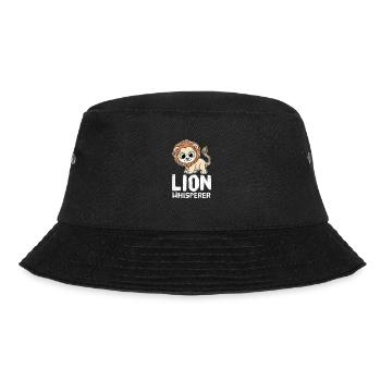 Funny Lion Lover Lion Whisperer Big Cat Africa - Bucket Hat - black - Front - Lela (165cm)