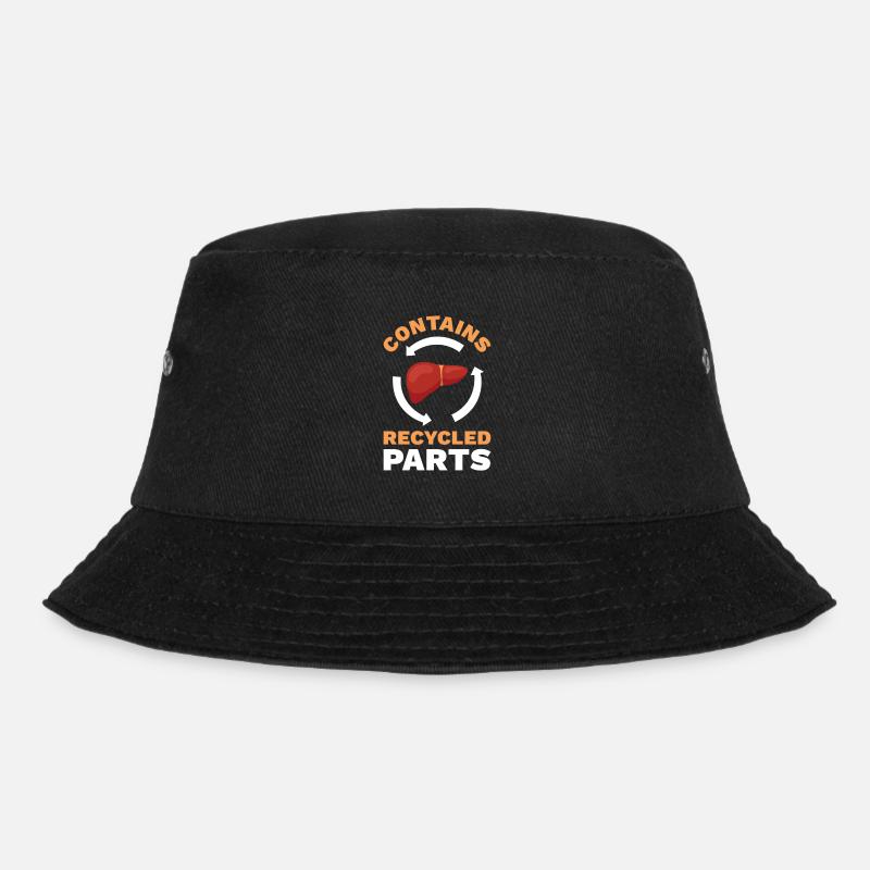 Enthält Recycelte Teile - Bucket Hat - Schwarz