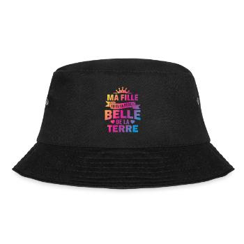 ma fille tu es la plus belle de la terre couronne - Bob - noir - Devant - Lela (165cm)
