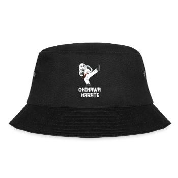 Okinawa Karate Panda - Karate Japanische - Bucket Hat - Schwarz - Vorne - Lela (165cm)