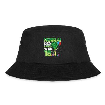 Lauch Kostüm Bodybuilding Satire Gym Jga - Bucket Hat - Schwarz - Vorne - Lela (165cm)