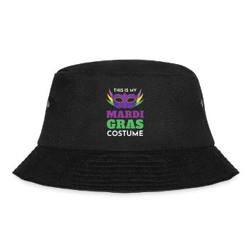 This Is My Mardi Gras Costume - Bucket Hat - black - Front - Lela (165cm)