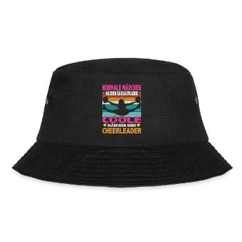 Normale Mädchen machen Hausaufgaben coole sind - Bucket Hat - Schwarz - Vorne - Lela (165cm)