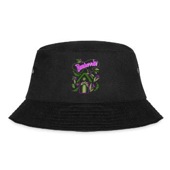 Bauherrin Eigenheim Damen - Bucket Hat - Schwarz - Vorne - Lela (165cm)