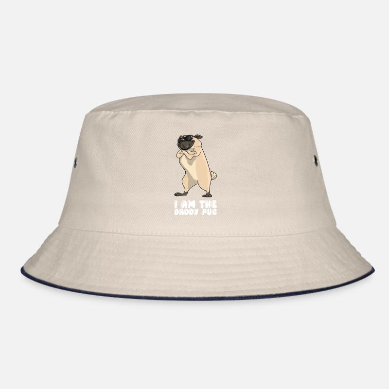 I Am The Daddy Pug Bucket Hat
