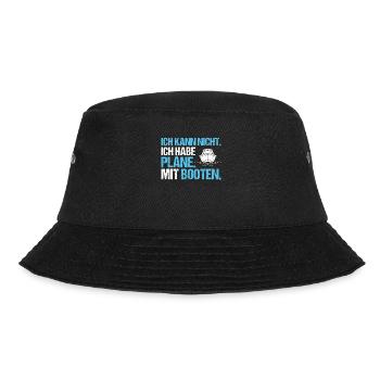 Bootsbauer Bootsbau Schiffbauer Schiffbau Boote - Bucket Hat - Schwarz - Vorne - Lela (165cm)