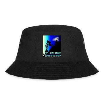 Mountainbike limit behind adventure ahead - Bucket Hat - black - Front - Lela (165cm)
