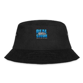 Schwimmer Präsent Wassersport Schwimmen Tauchen - Bucket Hat - Schwarz - Vorne - Lela (165cm)