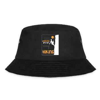 Klettern Kletterer Berge Kletterwand Kletterdad - Bucket Hat - Schwarz - Vorne - Lela (165cm)