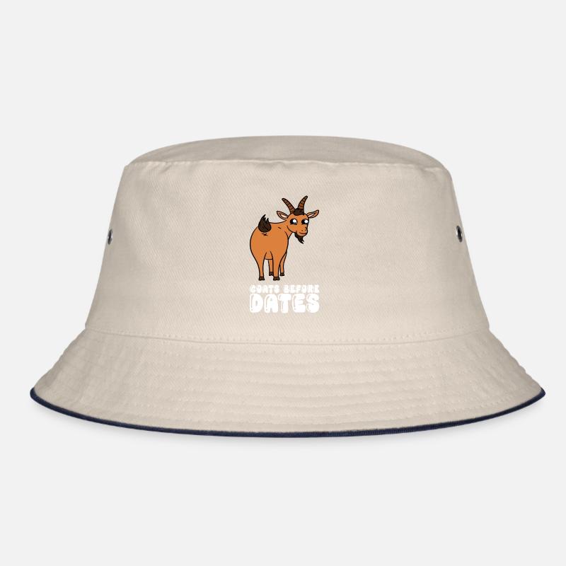 Chèvres devant les dattes Bob