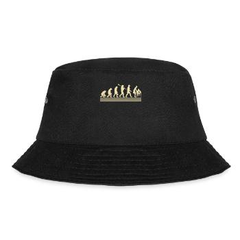 Evolution Des Mittelschullehrers - Bucket Hat - Schwarz - Vorne - Lela (165cm)