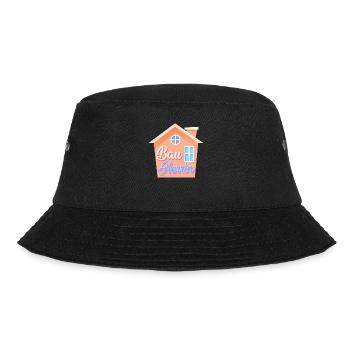Richtfest Eigenheim Bauherrin - Bucket Hat - Schwarz - Vorne - Lela (165cm)