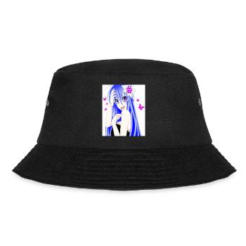 Japan Anime Drawing - Bucket Hat - black - Front - Lela (165cm)