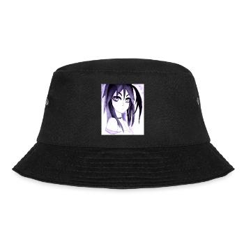 Japan Anime Drawing - Bucket Hat - black - Front - Lela (165cm)