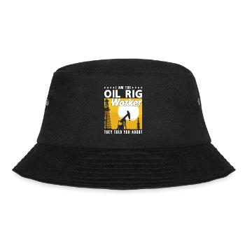 Travailleur des champs pétrolifères Je suis le travailleur de la plate-forme pétrolière - Bob - noir - Devant - Lela (165cm)