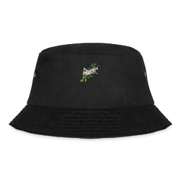 Grashüpfer I Zikade Insekten Motiv für - Bucket Hat - Schwarz - Vorne - Lela (165cm)