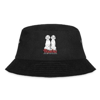 Magyar Vizsla Dog Dog Owner Gift - Bucket Hat - black - Front - Lela (165cm)