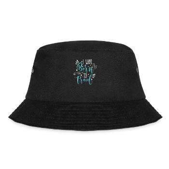 Adventure Travel Present Travel Lovers - Bucket Hat - black - Front - Lela (165cm)
