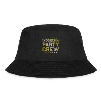 Indonesia Party Crew - Bucket Hat - black - Front - Lela (165cm)