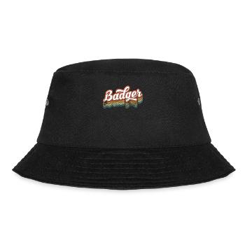 Badger Font - Bucket Hat - black - Front - Lela (165cm)