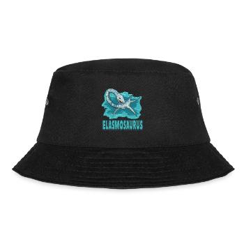 Elasmosaurus für einen Dino Fan und Dinosaurier - Bucket Hat - Schwarz - Vorne - Lela (165cm)