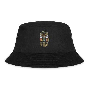 Painter Varnisher Present Painter Painting Brush - Bucket Hat - black - Front - Lela (165cm)