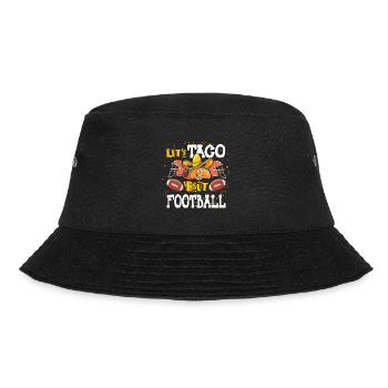 Taco Bout Football Spieltag - Bucket Hat - Schwarz - Vorne - Lela (165cm)