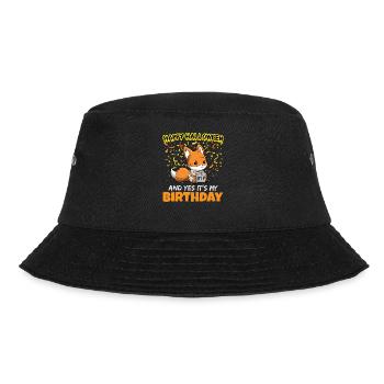 Scary Happy Halloween And Yes It's My Birthday - Bucket Hat - Schwarz - Vorne - Lela (165cm)