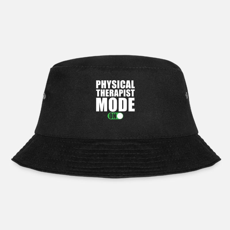 Physiotherapeuten Modus An - Bucket Hat - Schwarz