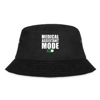 Medizinischer Assistent Modus An - Bucket Hat - Schwarz - Vorne - Lela (165cm)