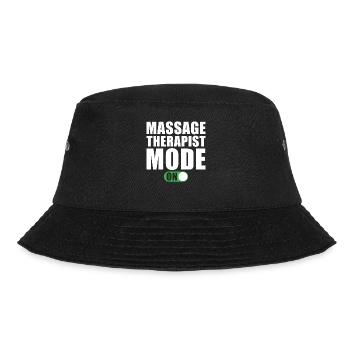 Masseur Modus Ein - Bucket Hat - Schwarz - Vorne - Lela (165cm)