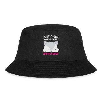 Just a girl who loves Foxes - Bucket Hat - black - Front - Lela (165cm)