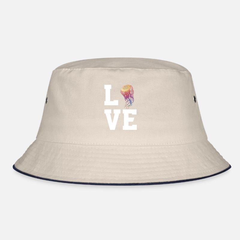 Liebe Quallen Bucket Hat