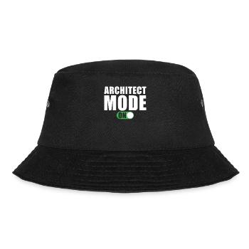 Architekt Modus Ein - Bucket Hat - Schwarz - Vorne - Lela (165cm)